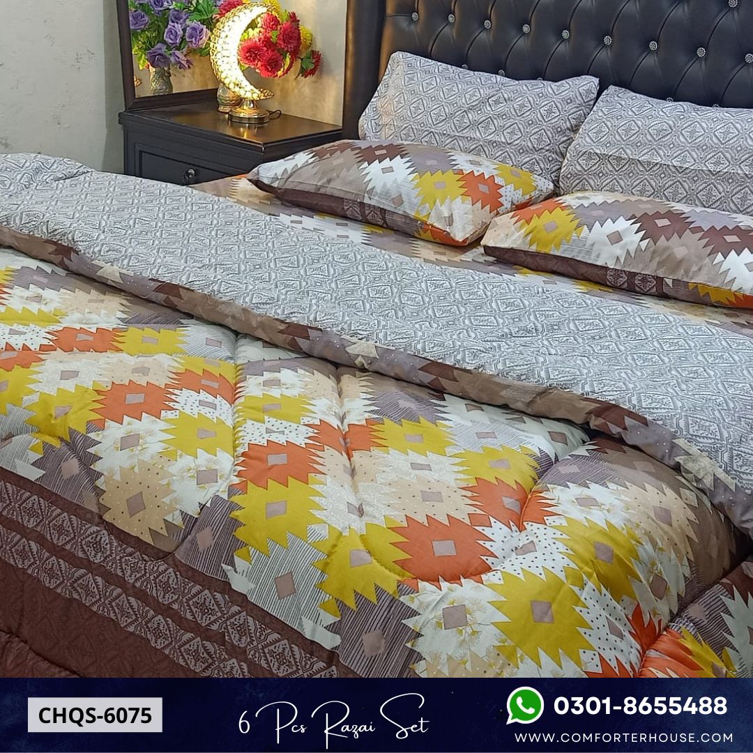 Comforter House | Vicky Razai Set | Double Bed | King Size | CHQS-6075