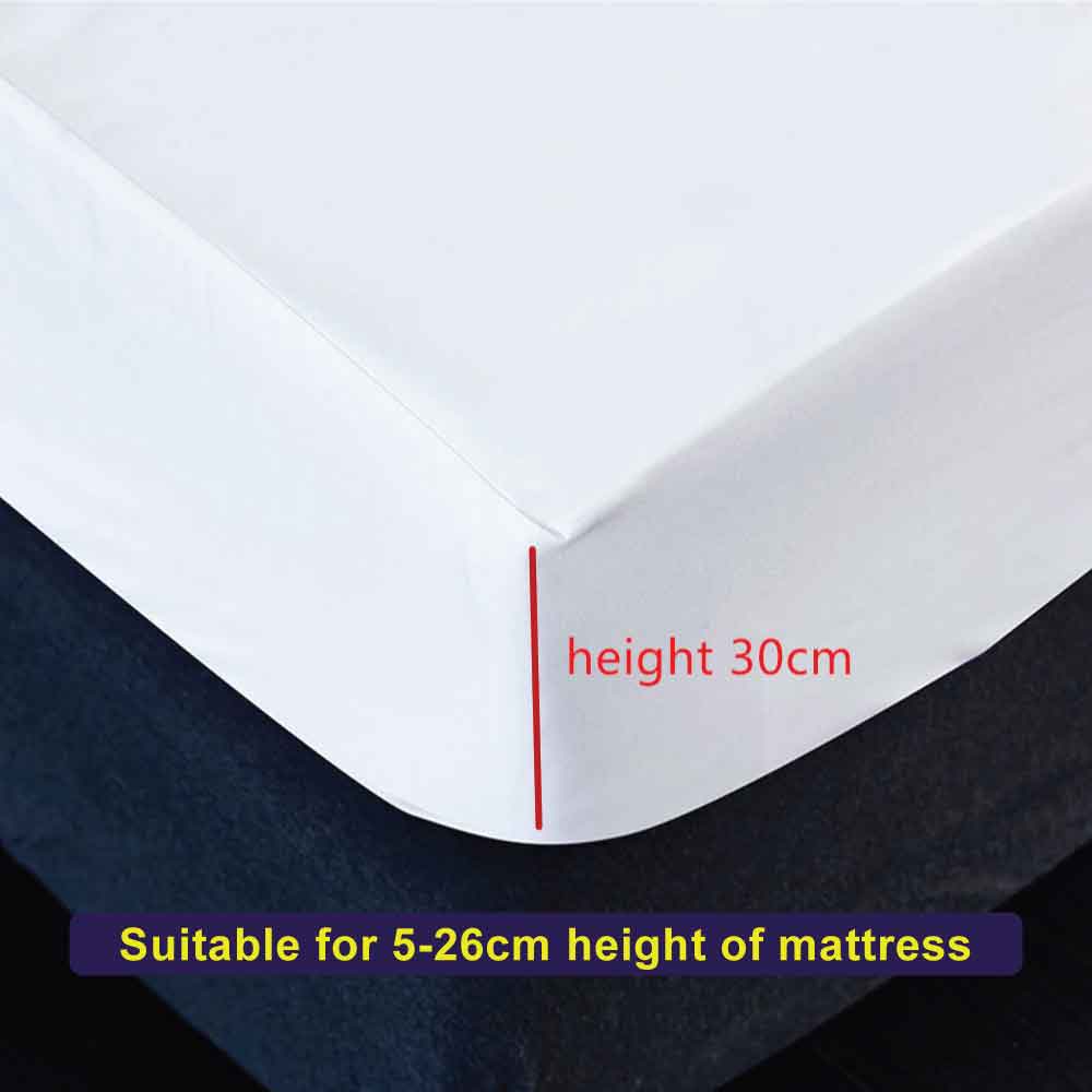 Comforter House | Waterproof Mattress Cover | Protector | White | Single Bed