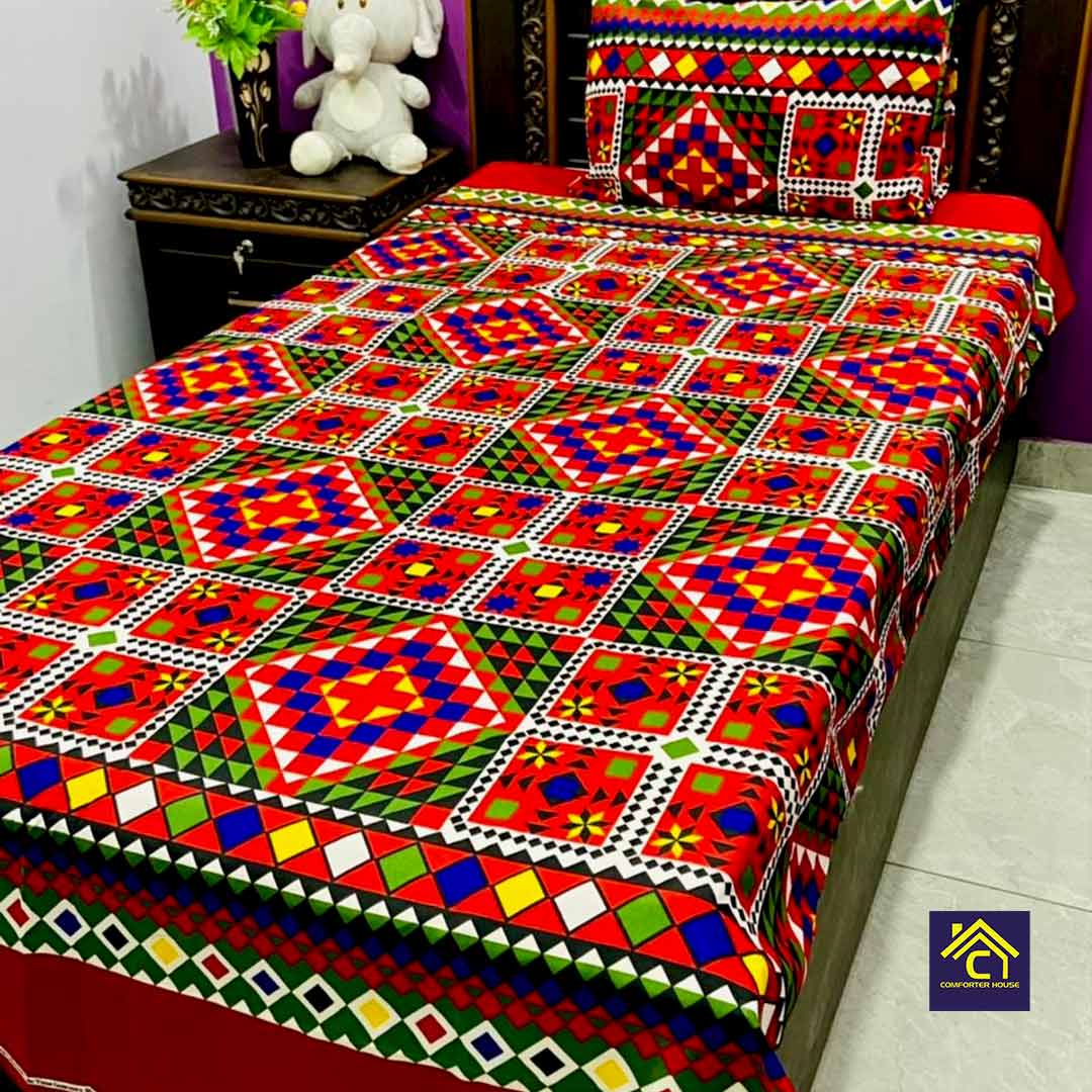 Comforter House | Crystal Bed Sheet | Charpai | Single Bed