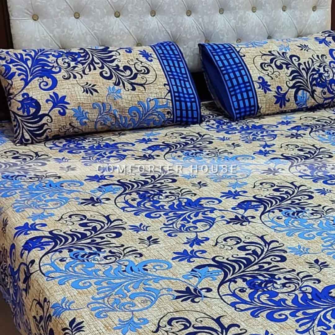 Comforter House | Crystal Bedsheet | Double Bed | King Size | ECCL-3012