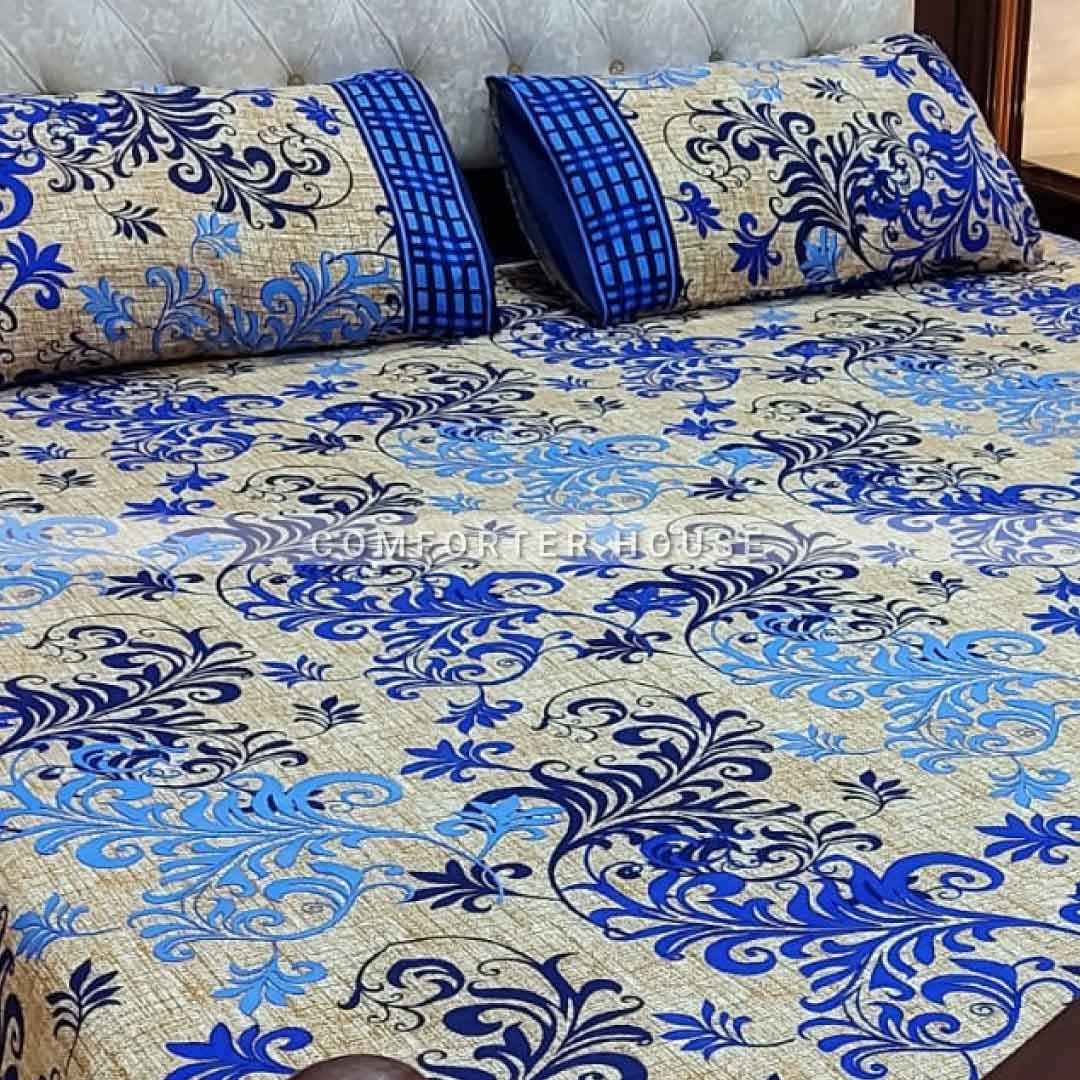 Comforter House | Crystal Bedsheet | Double Bed | King Size | ECCL-3012