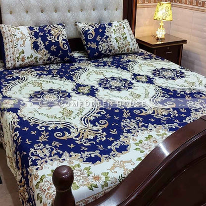 Comforter House | Crystal Bedsheet | Double Bed | King Size | ECCL-3013