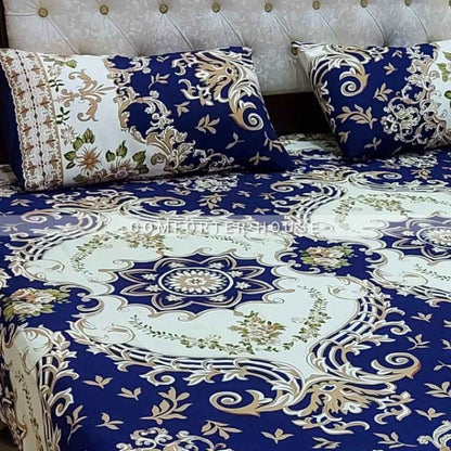 Comforter House | Crystal Bedsheet | Double Bed | King Size | ECCL-3013