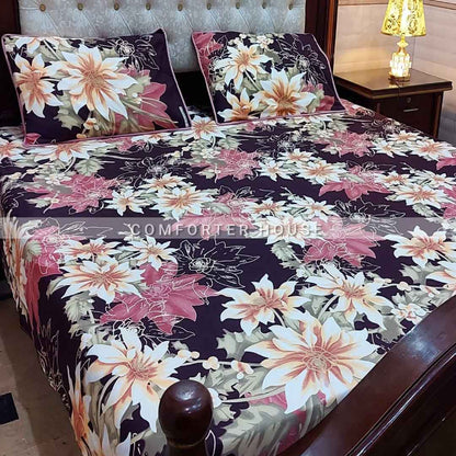 Comforter House | Crystal Bedsheet | Double Bed | King Size | ECCL-3015