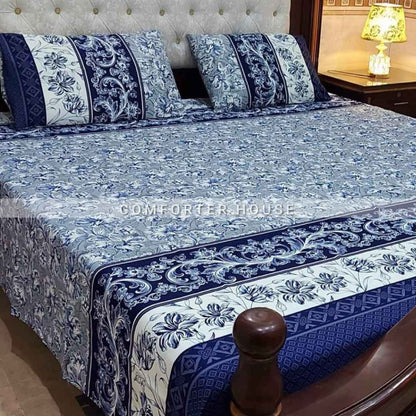 Comforter House | Crystal Bedsheet | Double Bed | King Size | ECCL-3050