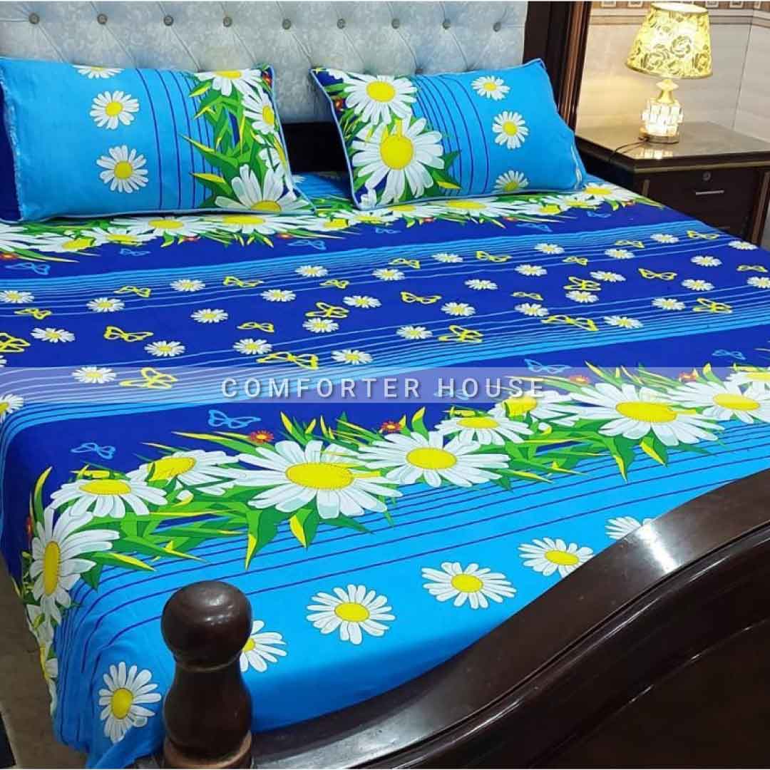 Comforter House | Crystal Bedsheet | Double Bed | King Size | ECCL-3053