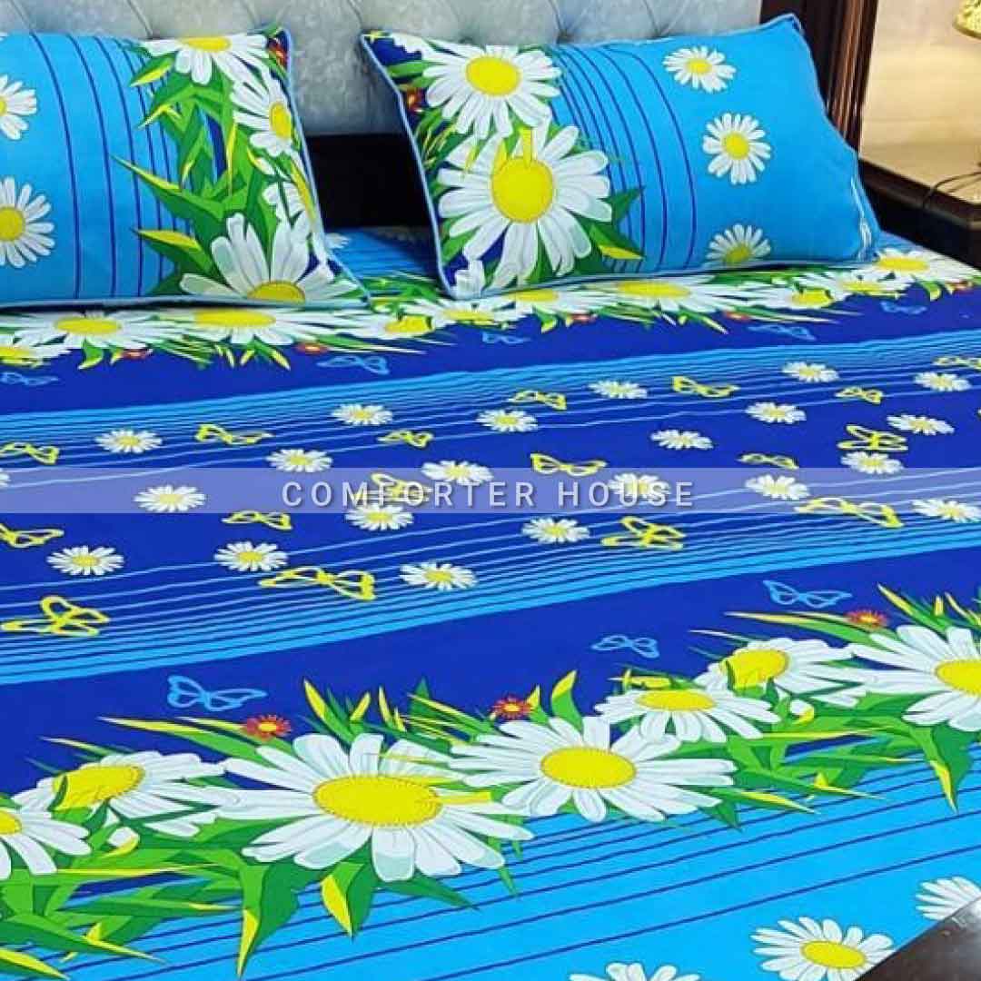 Comforter House | Crystal Bedsheet | Double Bed | King Size | ECCL-3053