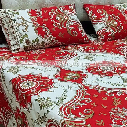 Comforter House | Crystal Bedsheet | Double Bed | King Size | ECCL-3059