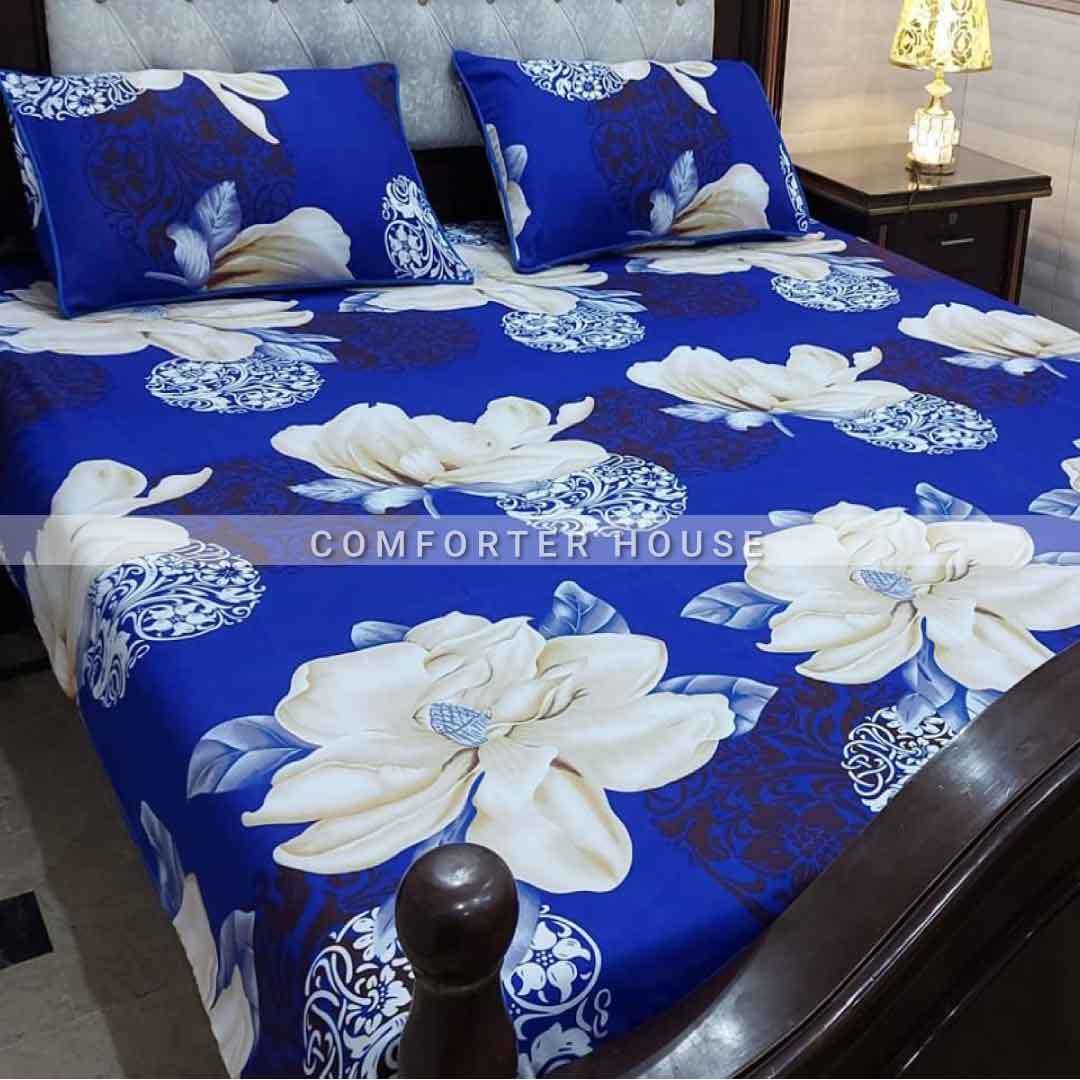 Comforter House | Crystal Bedsheet | Double Bed | King Size | ECCL-3065