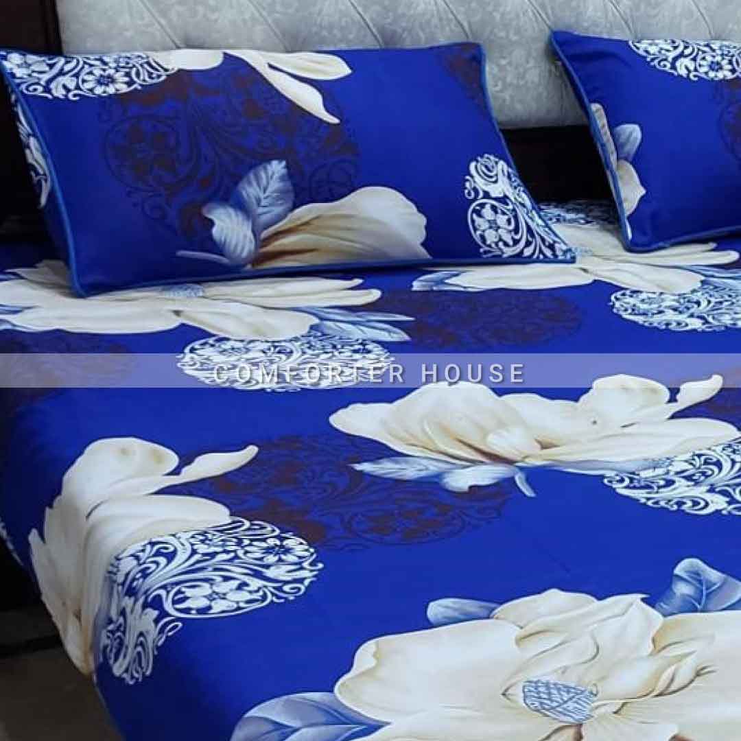 Comforter House | Crystal Bedsheet | Double Bed | King Size | ECCL-3065