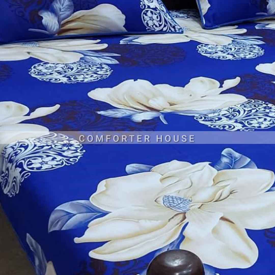 Comforter House | Crystal Bedsheet | Double Bed | King Size | ECCL-3065