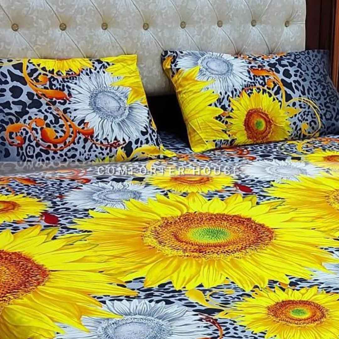 Comforter House | Crystal Bedsheet | Double Bed | King Size | ECCL-3068