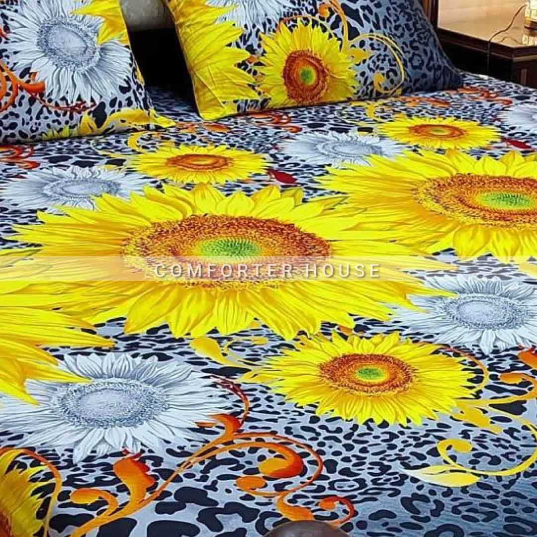 Comforter House | Crystal Bedsheet | Double Bed | King Size | ECCL-3068