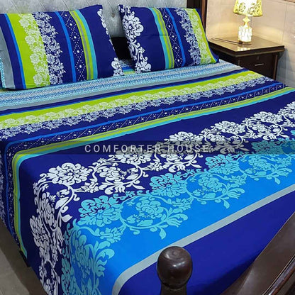 Comforter House | Crystal Bedsheet | Double Bed | King Size | ECCL-3078