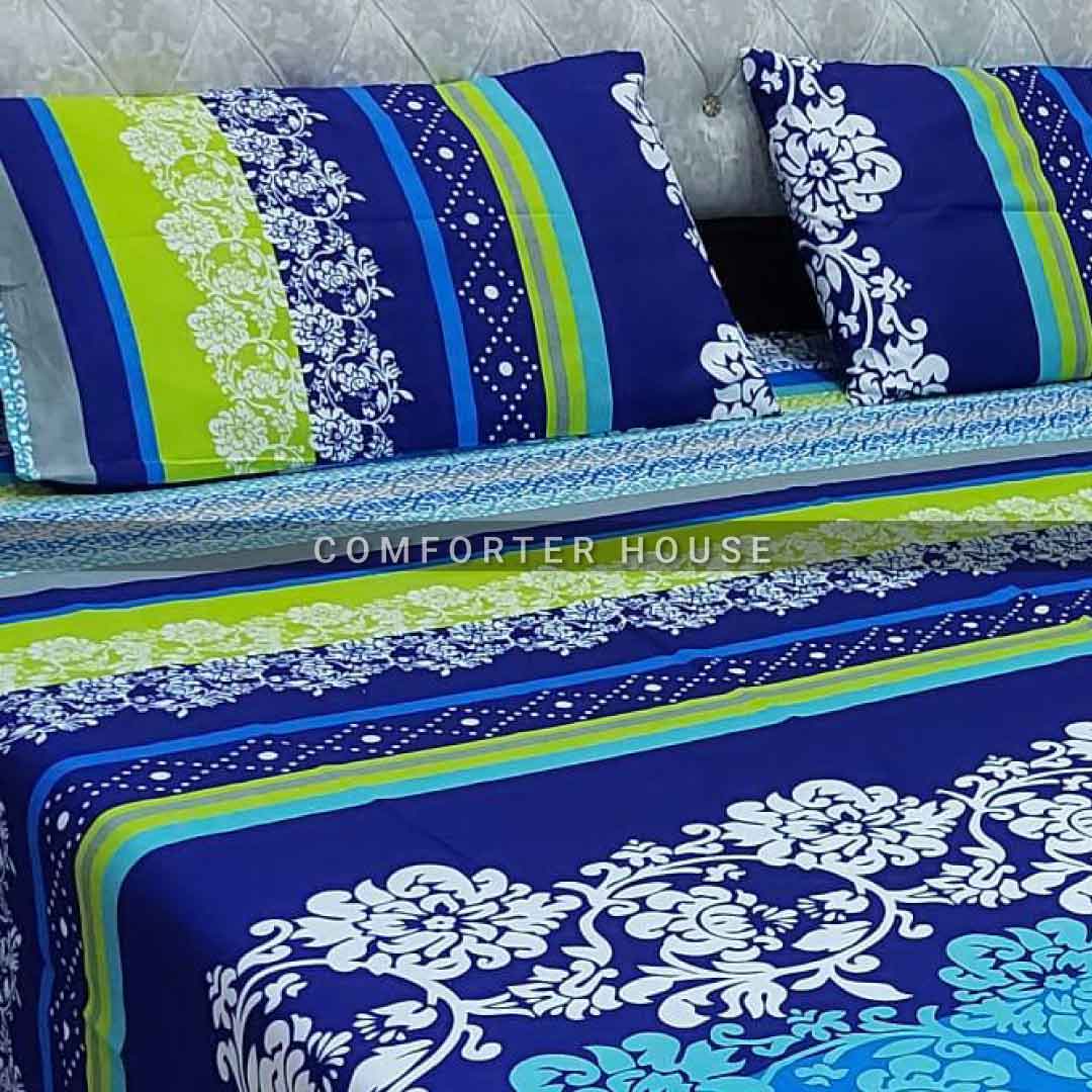 Comforter House | Crystal Bedsheet | Double Bed | King Size | ECCL-3078