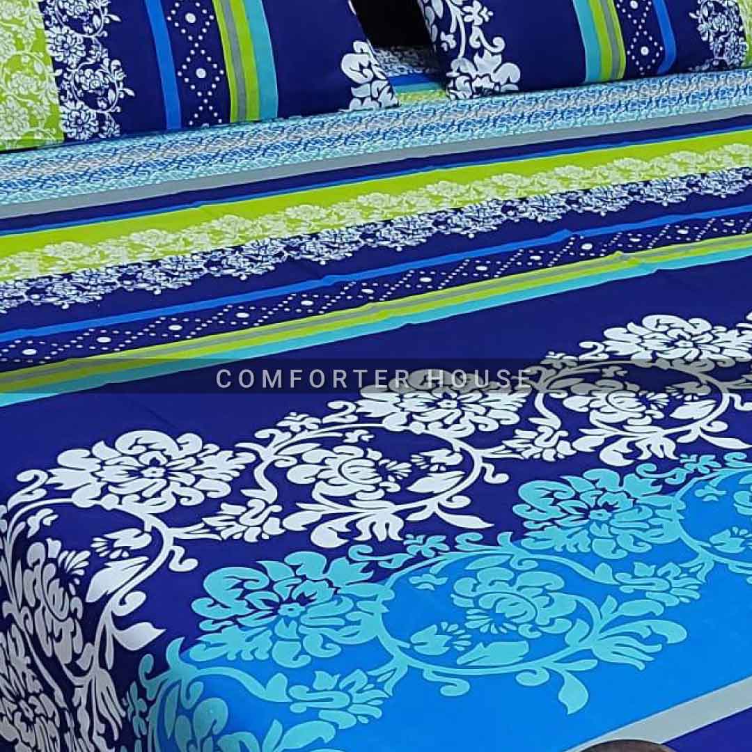 Comforter House | Crystal Bedsheet | Double Bed | King Size | ECCL-3078