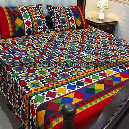 Comforter House | Crystal Bedsheet | Double Bed | King Size | ECCL-3080