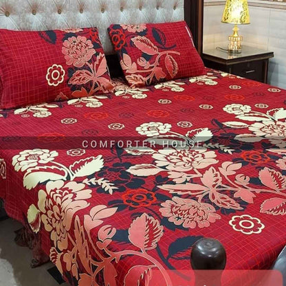 Comforter House | Crystal Bedsheet | Double Bed | King Size | ECCL-3089