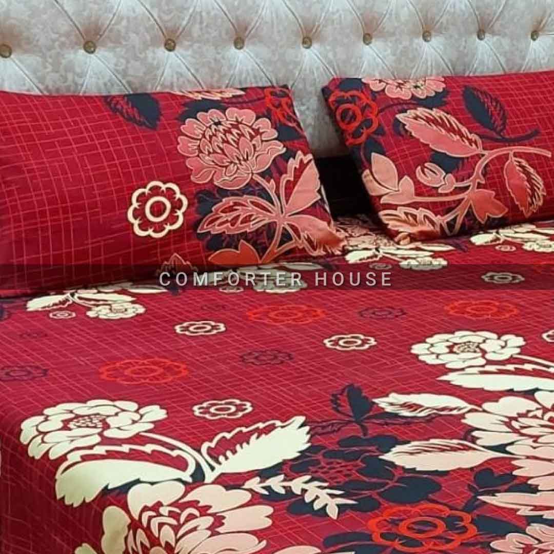 Comforter House | Crystal Bedsheet | Double Bed | King Size | ECCL-3089