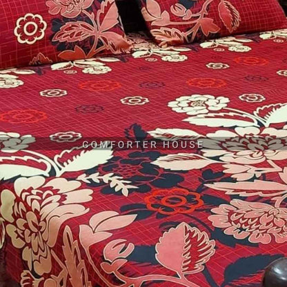 Comforter House | Crystal Bedsheet | Double Bed | King Size | ECCL-3089