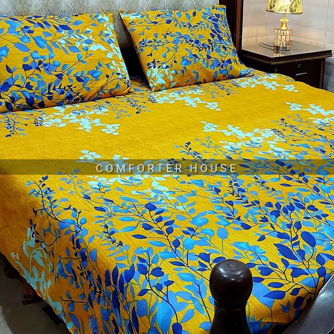 Comforter House | Crystal Bedsheet | Double Bed | King Size | ECCL-3095