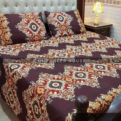 Comforter House | Crystal Bedsheet | Double Bed | King Size | ECCL-3115