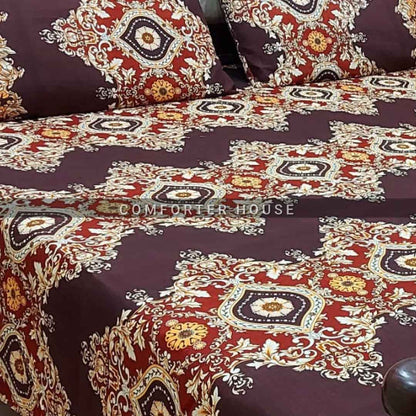 Comforter House | Crystal Bedsheet | Double Bed | King Size | ECCL-3115