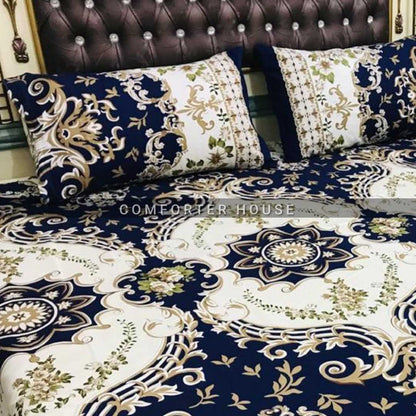 Comforter House | Crystal Bedsheet | Double Bed | King Size | SJCL-3059