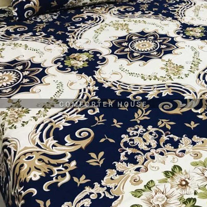 Comforter House | Crystal Bedsheet | Double Bed | King Size | SJCL-3059