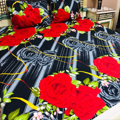 Comforter House | Crystal Bed Sheet | Double Bed | King Size | SJCL-3131