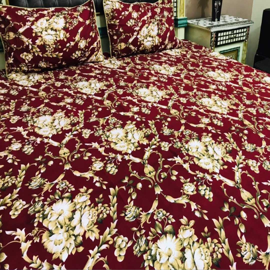 Comforter House | Crystal Bed Sheet | Double Bed | King Size | 3169