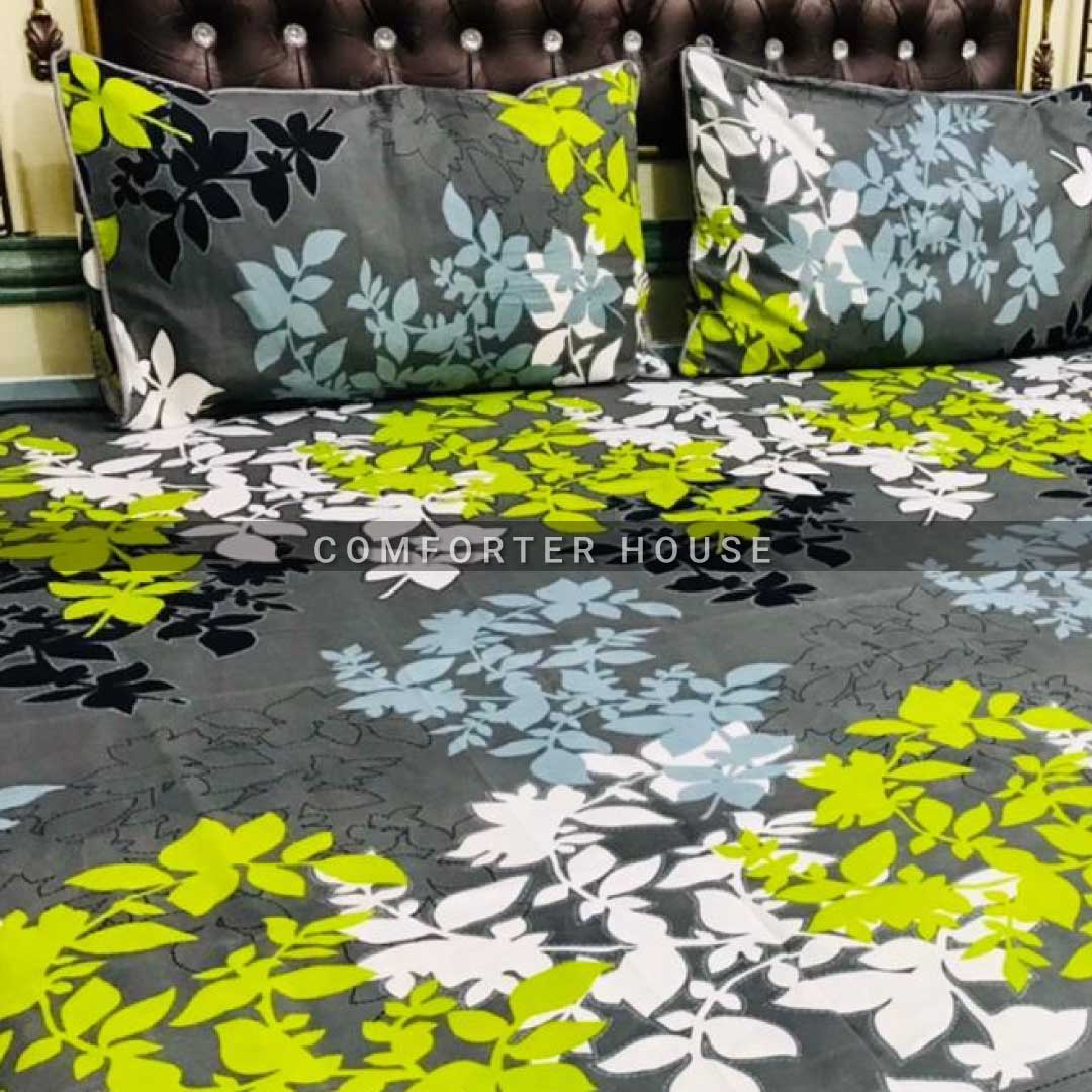 Comforter House | Crystal Bedsheet | Double Bed | King Size | SJCL-3207