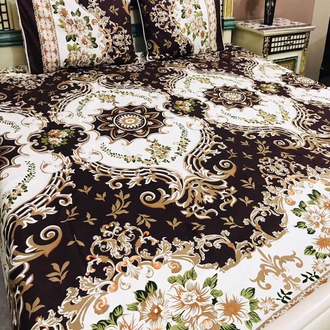 Comforter House | Crystal Bed Sheet | Double Bed | King Size | SJCL-3259