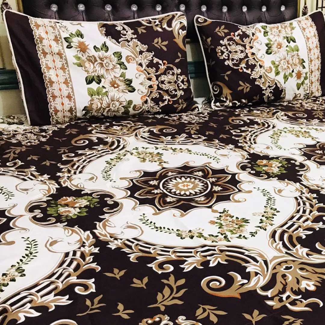 Comforter House | Crystal Bed Sheet | Double Bed | King Size | SJCL-3259