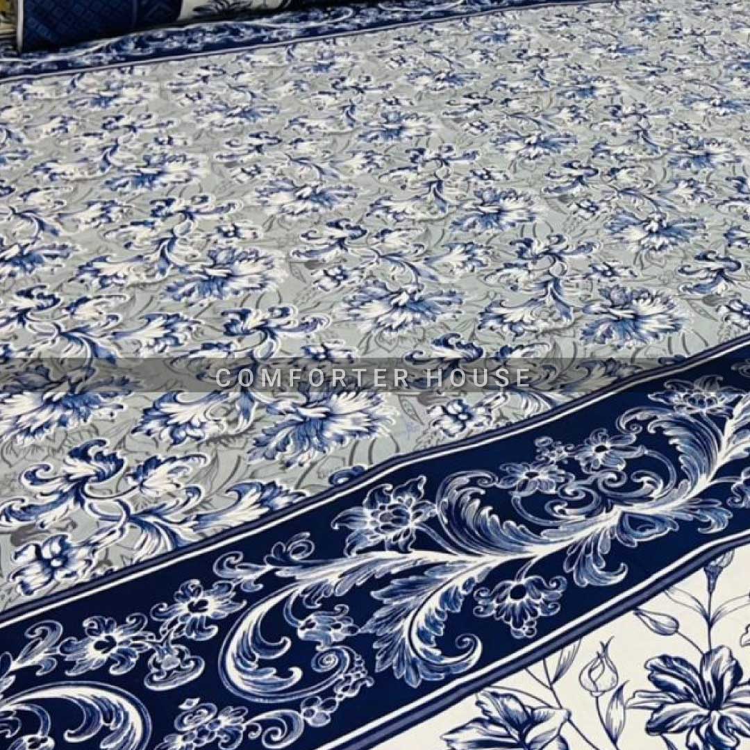 Comforter House | Crystal Bedsheet | Double Bed | King Size | SJCL-3279