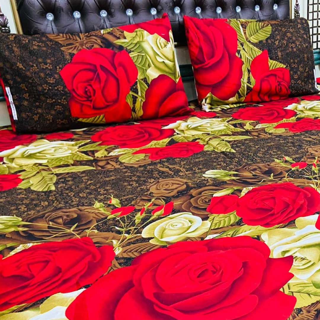 Comforter House | Crystal Bed Sheet | Double Bed | King Size | SJCL-3363