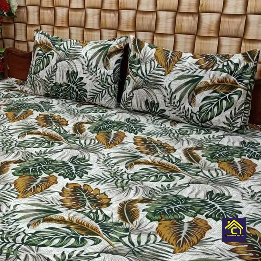 Comforter House | Crystal Bedsheet | Double Bed | King Size | SZCL-3007