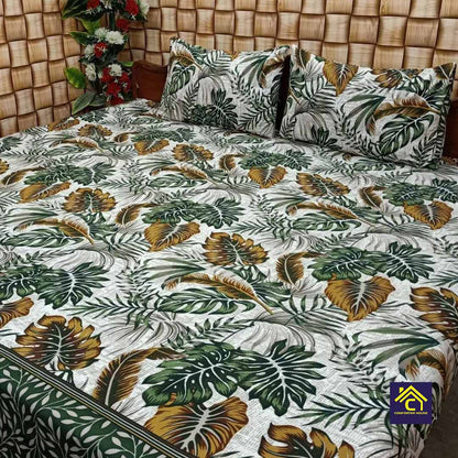 Comforter House | Crystal Bedsheet | Double Bed | King Size | SZCL-3007