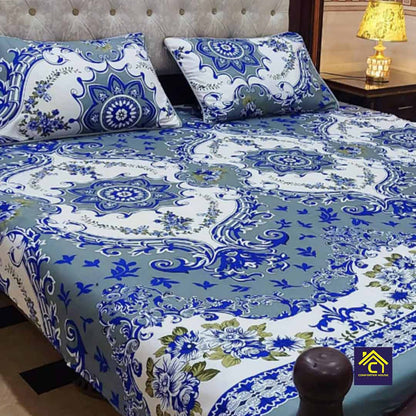 Comforter House | Crystal Bedsheet | Double Bed | King Size | SZCL-3009